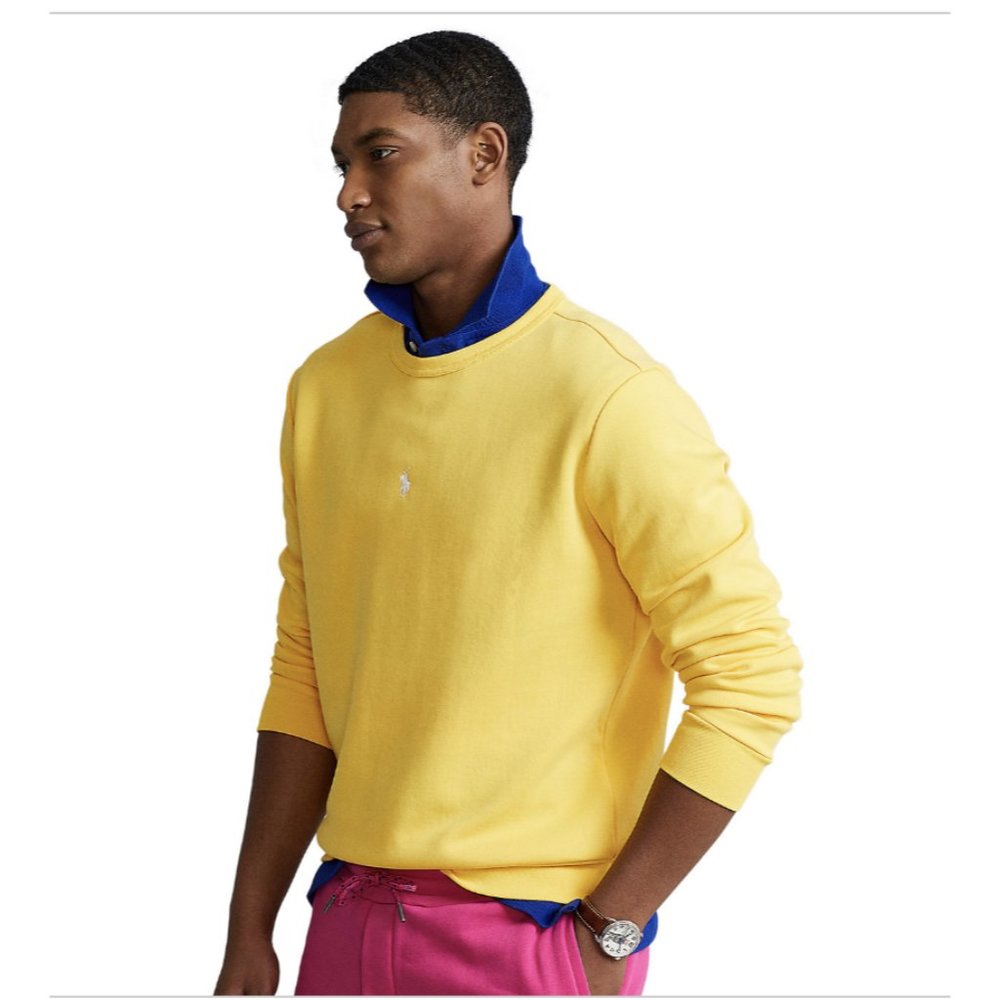 NWT Polo Ralph Lauren Men's XS M Double-Knit Crewneck Sweatshirt SWEATER